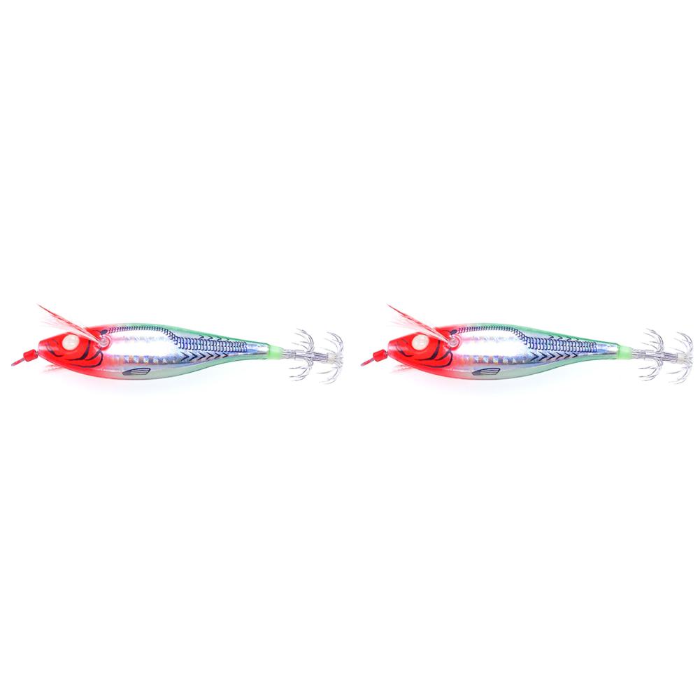 2PCS Luminous Fishing Lure Horizontal Artificial Squid Hook 70mm Wood Shrimp Cuttlefish Hard Bait for Cuttlefish Sea Fishing
2PCS Luminous Fishing Lure Horizontal Artificial Squid Hook 70mm Wood Shrimp Cuttlefish Hard Bait for Cuttlefish Sea Fishing