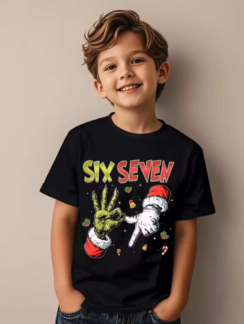 6 7 Meme Fun Six Seven Design T-Shirt for Kids Chaotic Humor Y2k Game Saying Tee Novelty Gift Boy Top Fashion Children s Clothes 160
6 7 Meme Fun Six Seven Design T-Shirt for Kids Chaotic Humor Y2k Game Saying Tee Novelty Gift Boy Top Fashion Children s Clothes 160