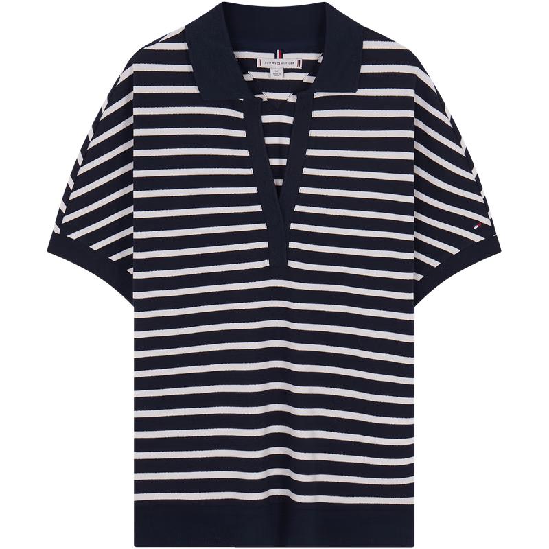 Tommy Hilfiger Women s Striped V-Neck Polo Shirt L
Tommy Hilfiger Women s Striped V-Neck Polo Shirt L