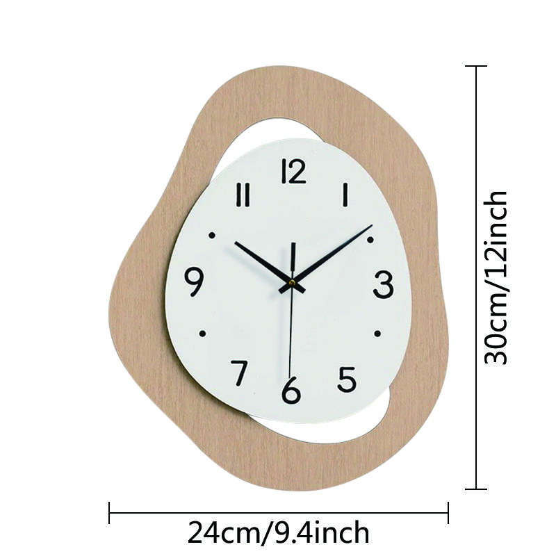Modern creative digital wall clock twisted irregular shape clock room living room home personality decoration (Khaki,12 inch) хаки
Modern creative digital wall clock twisted irregular shape clock room living room home personality decoration (Khaki,12 inch) хаки