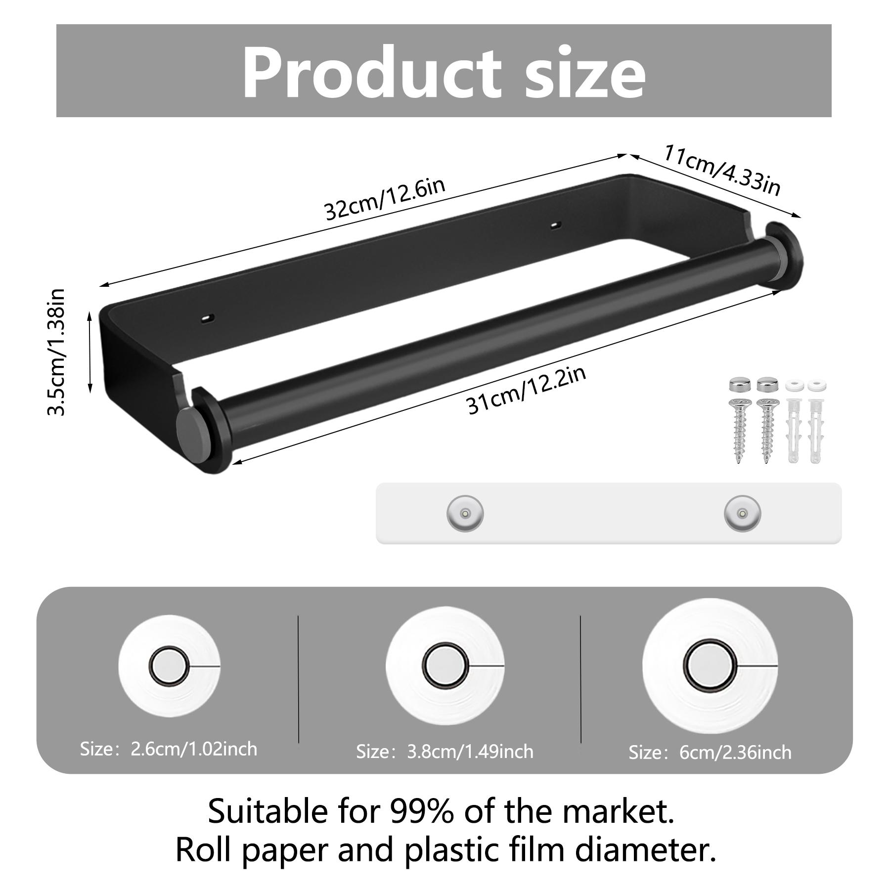 Stainless Steel Kitchen Paper Holder Plastic Wrap Holder Kitchen Accessories Kitchen Paper Dispenser Kitchen Supplies чорний
Stainless Steel Kitchen Paper Holder Plastic Wrap Holder Kitchen Accessories Kitchen Paper Dispenser Kitchen Supplies чорний