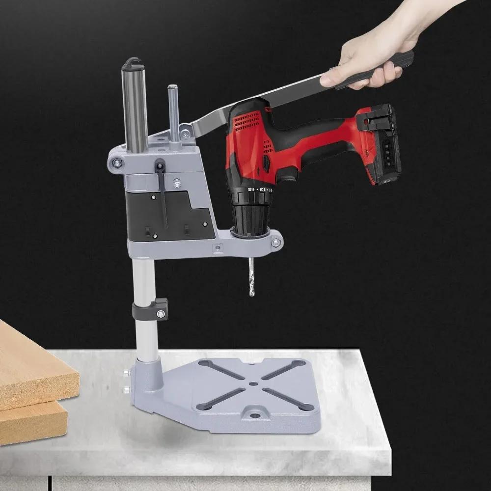 High-quality Silver Single Hole Electric Drill Bracket Power Tool Accessory Floor Drill Press Table Drill Workbench Repair Tool срібний
High-quality Silver Single Hole Electric Drill Bracket Power Tool Accessory Floor Drill Press Table Drill Workbench Repair Tool срібний