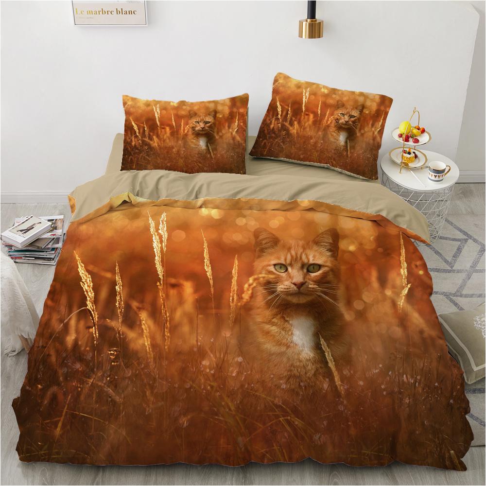 Luxury 3D Bedding set Europe Queen King Double Duvet cover set Bed linen Comfortable Blanket/Quilt cover Bed Set animal Orange 135x200 50x75cm X1
Luxury 3D Bedding set Europe Queen King Double Duvet cover set Bed linen Comfortable Blanket/Quilt cover Bed Set animal Orange 135x200 50x75cm X1