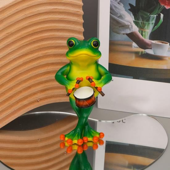 Yousheng Guitarist Frog Figurine Resin Drummer Frog Sculpture Animal Decoration Frog Statue for Home Office Desktop Decor A
Yousheng Guitarist Frog Figurine Resin Drummer Frog Sculpture Animal Decoration Frog Statue for Home Office Desktop Decor A