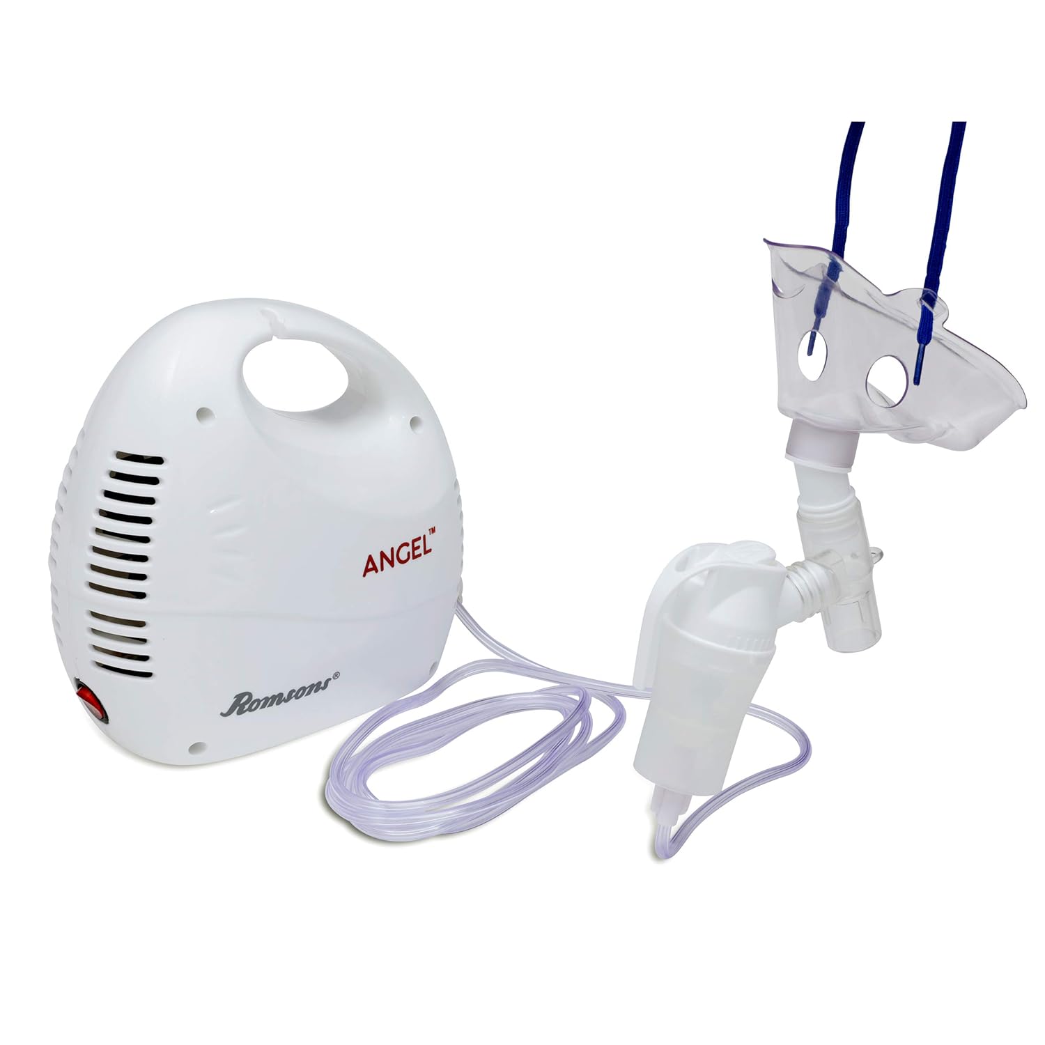 Romsons Angel Nebulizer Machine, Compact & Lightweight Compressor Nebulizer for Kids and Adult with Mask (White,Pack of 5)
Romsons Angel Nebulizer Machine, Compact & Lightweight Compressor Nebulizer for Kids and Adult with Mask (White,Pack of 5)