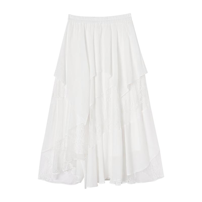 Women s High-Waist Irregular Lace A-Line Skirt S
Women s High-Waist Irregular Lace A-Line Skirt S
