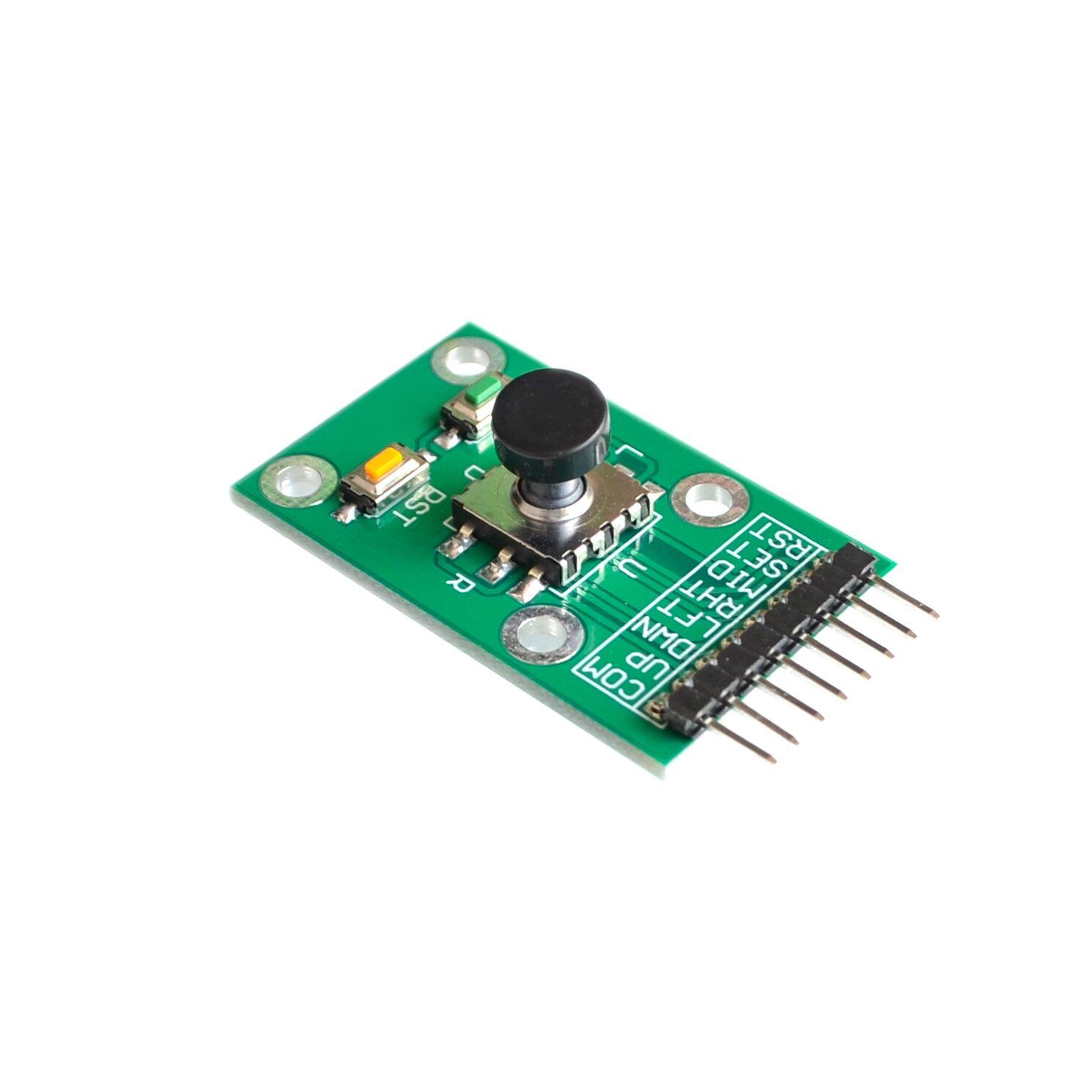 Five Direction Navigation Button Module for MCU AVR Game 5D Rocker Joystick Independent Keyboard for Arduino Joystick Module
Five Direction Navigation Button Module for MCU AVR Game 5D Rocker Joystick Independent Keyboard for Arduino Joystick Module