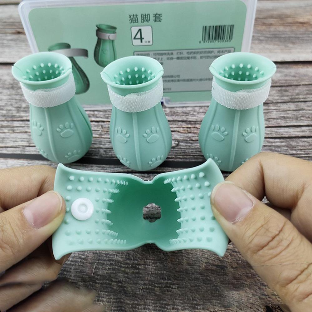Scratch Resistant Cat Claw Protection Bath Claw Nail Covers Anti-Scratch Pet Bath Wash Boots Silicone Cat Shoes Pet Supplies
Scratch Resistant Cat Claw Protection Bath Claw Nail Covers Anti-Scratch Pet Bath Wash Boots Silicone Cat Shoes Pet Supplies