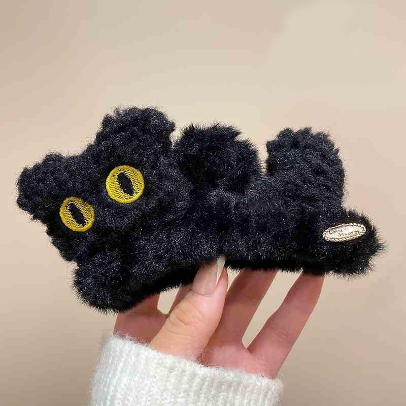 Cute Plush Cat Hair Clip Large Back-Of-Head Grab Clip Fuzzy Hair Bun Clip For Women Shark Hair Accessory
Cute Plush Cat Hair Clip Large Back-Of-Head Grab Clip Fuzzy Hair Bun Clip For Women Shark Hair Accessory