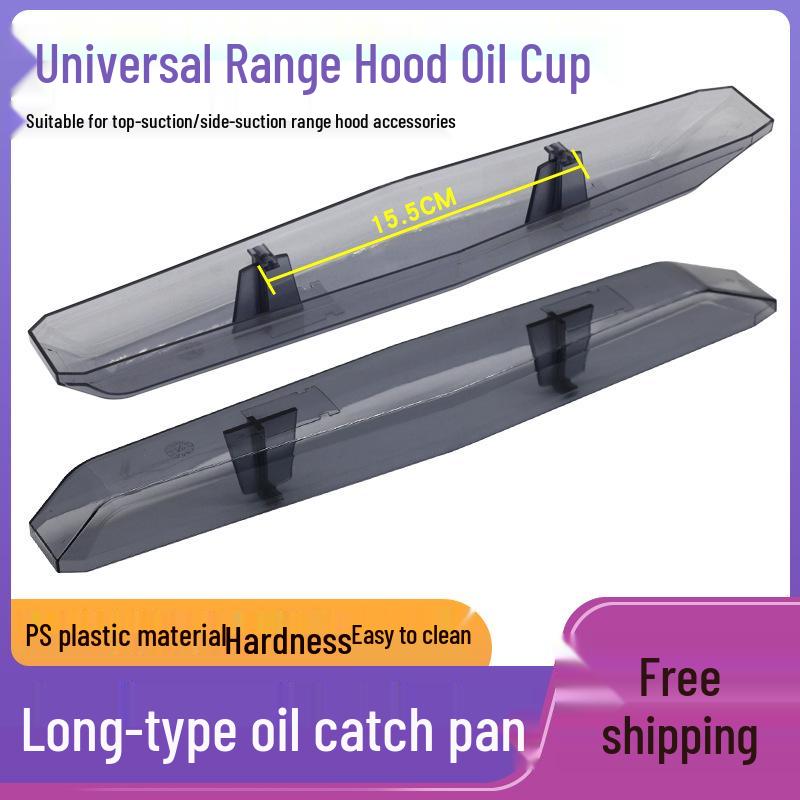 Universal Side-Suction Range Hood Oil Collection Cup Long Oil Cup, Snap-In 15.5cm, Pack of 1
Universal Side-Suction Range Hood Oil Collection Cup Long Oil Cup, Snap-In 15.5cm, Pack of 1