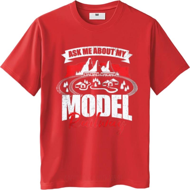 Short Sleeve Shirt Comfortable For men Round Neck tshirt unisex Ask Me About My Model Railway Anime For men tops Breathable Tee S
Short Sleeve Shirt Comfortable For men Round Neck tshirt unisex Ask Me About My Model Railway Anime For men tops Breathable Tee S