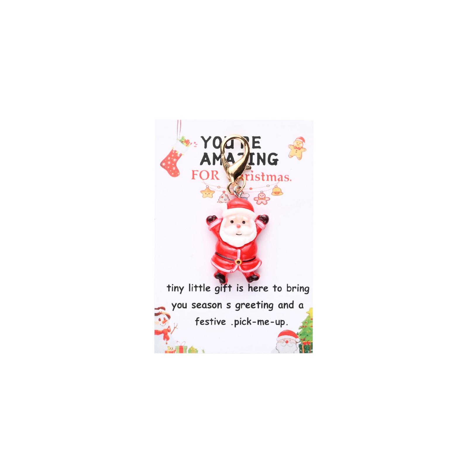Christmas Pocket Hug, English Blessing Card, Christmas-themed Keychain, Holiday Party Gift. One Size
Christmas Pocket Hug, English Blessing Card, Christmas-themed Keychain, Holiday Party Gift. One Size