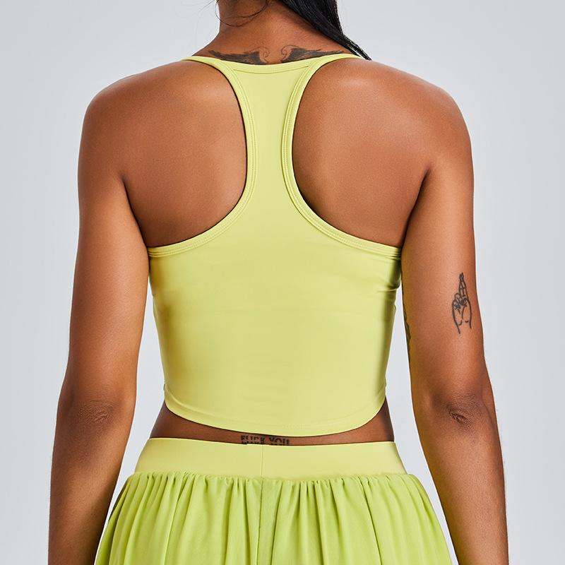 Новый спортивный бюстгальтер, женский облегающий теннисный костюм, фитнес-бра, жилет с красивой спинкой, топ для бега и йоги XL
Новый спортивный бюстгальтер, женский облегающий теннисный костюм, фитнес-бра, жилет с красивой спинкой, топ для бега и йоги XL