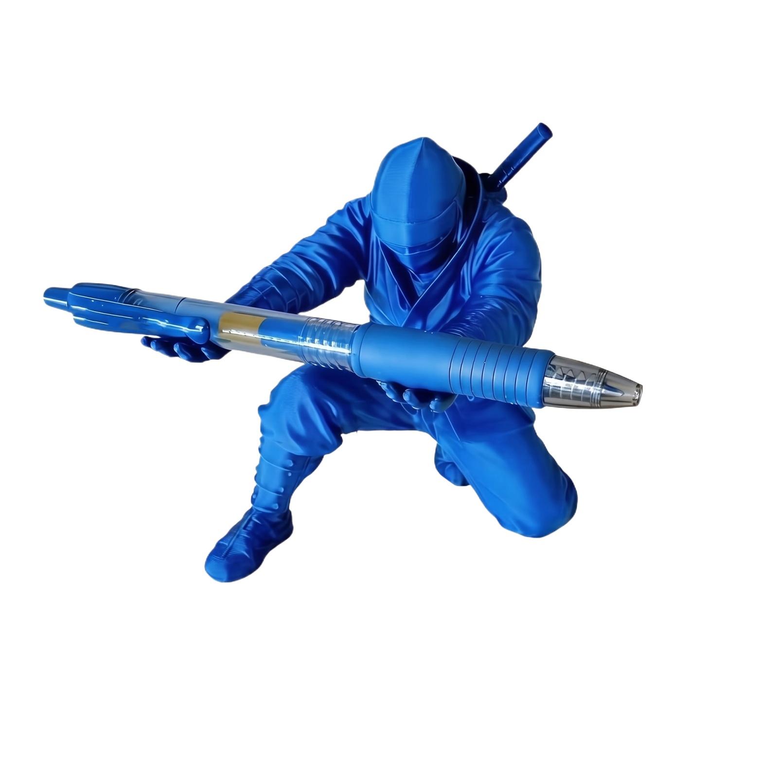 Ninja Figurine Pen Holder Desk Organizer Stationery Storage Container for Office Home School Use One Size синий
Ninja Figurine Pen Holder Desk Organizer Stationery Storage Container for Office Home School Use One Size синий