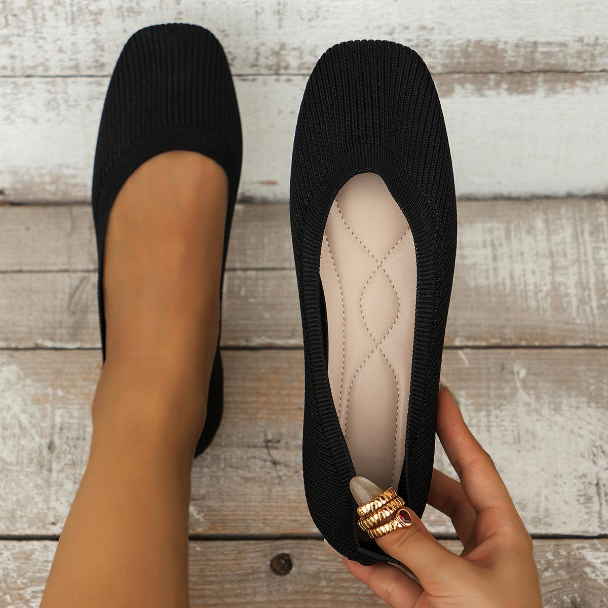 Wish source Korean version large size square head flat bottom lazy single shoes women s flying woven breathable flat heel shallow mouth work shoes 36
Wish source Korean version large size square head flat bottom lazy single shoes women s flying woven breathable flat heel shallow mouth work shoes 36