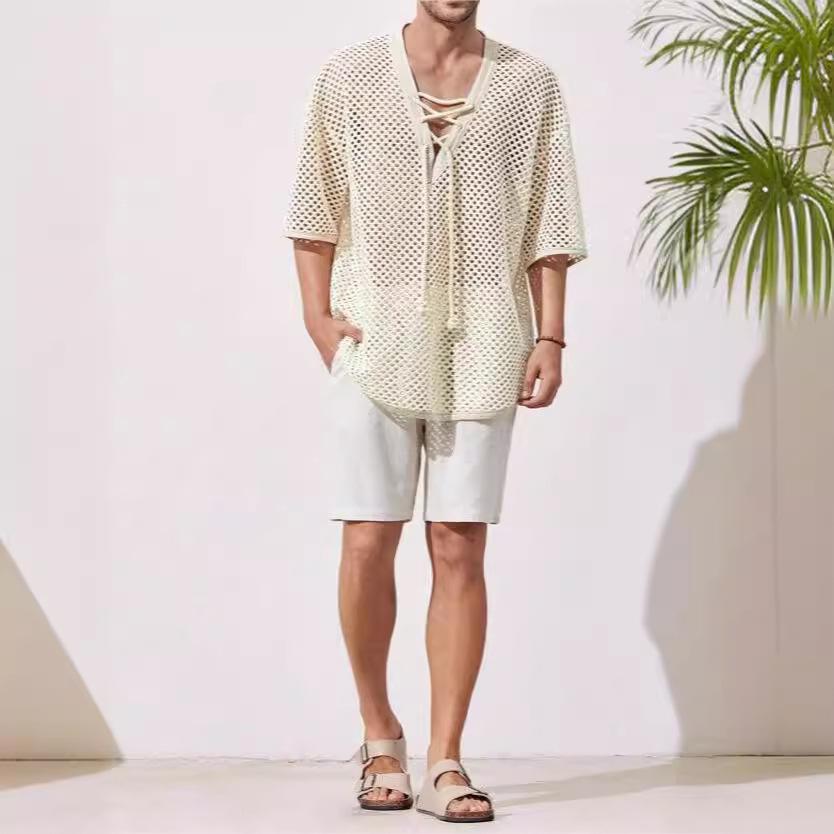 Новая мужская сетчатая нагрудная футболка со средним рукавом L абрикосовый
Новая мужская сетчатая нагрудная футболка со средним рукавом L абрикосовый