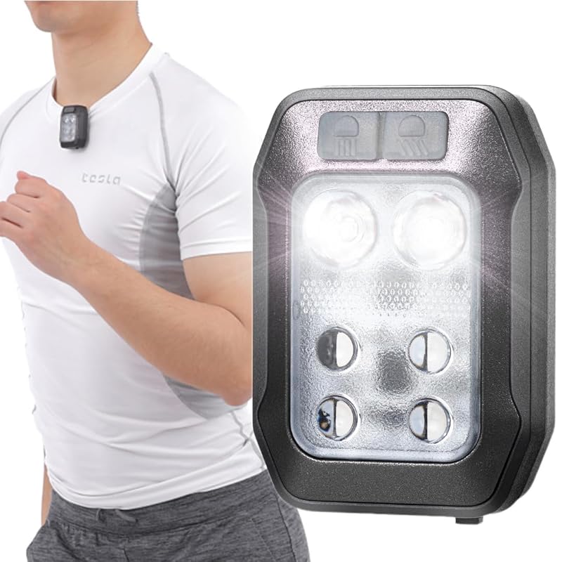 running light neck light walking stroll rechargeable clip light (black) 
running light neck light walking stroll rechargeable clip light (black)
