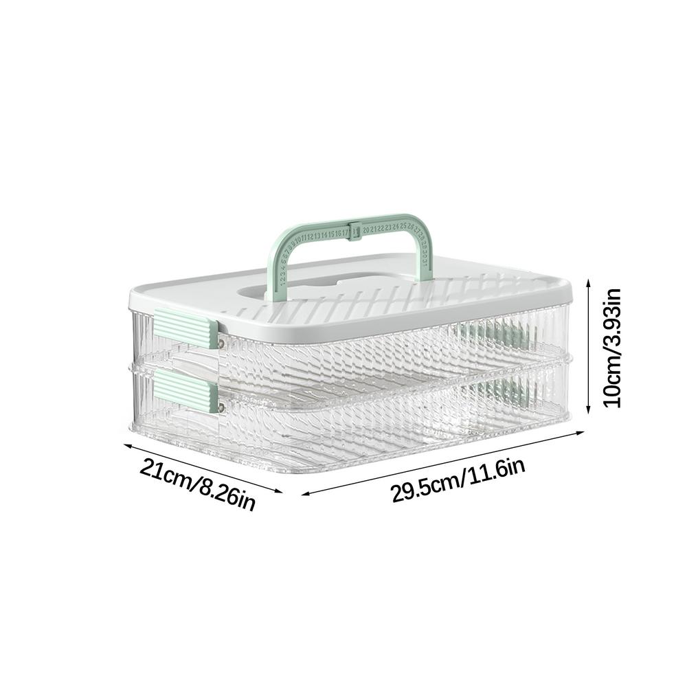 Ham And Cheese Container For Fridge Meat Container Fridge Dumpling Storage Box Fresh-keeping Large Capacity Dumpling Storage Box
Ham And Cheese Container For Fridge Meat Container Fridge Dumpling Storage Box Fresh-keeping Large Capacity Dumpling Storage Box