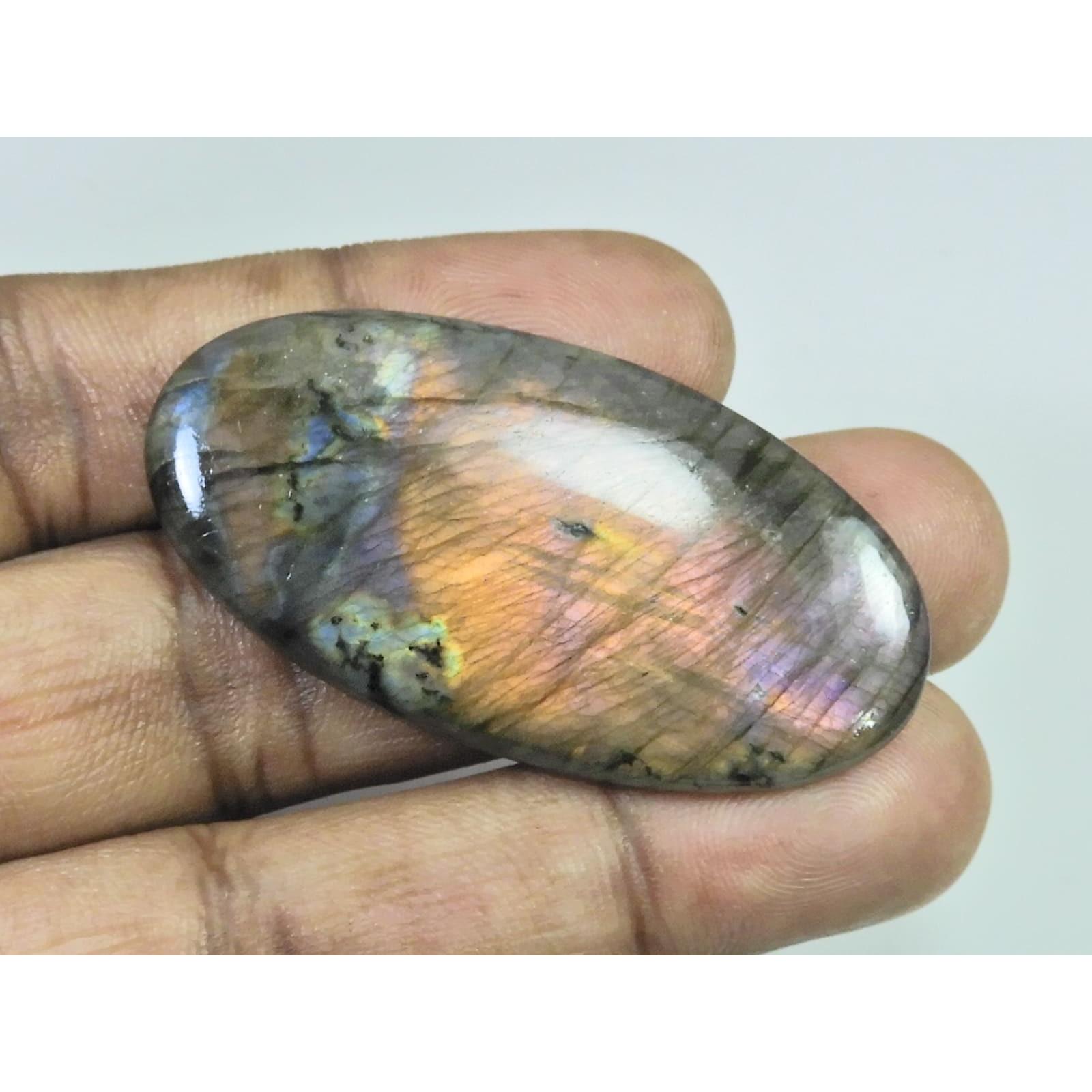 25X52X05MM Natural Purple Labradorite Spectrolite Oval Loose Gemstone 66Cts. D-445
25X52X05MM Natural Purple Labradorite Spectrolite Oval Loose Gemstone 66Cts. D-445