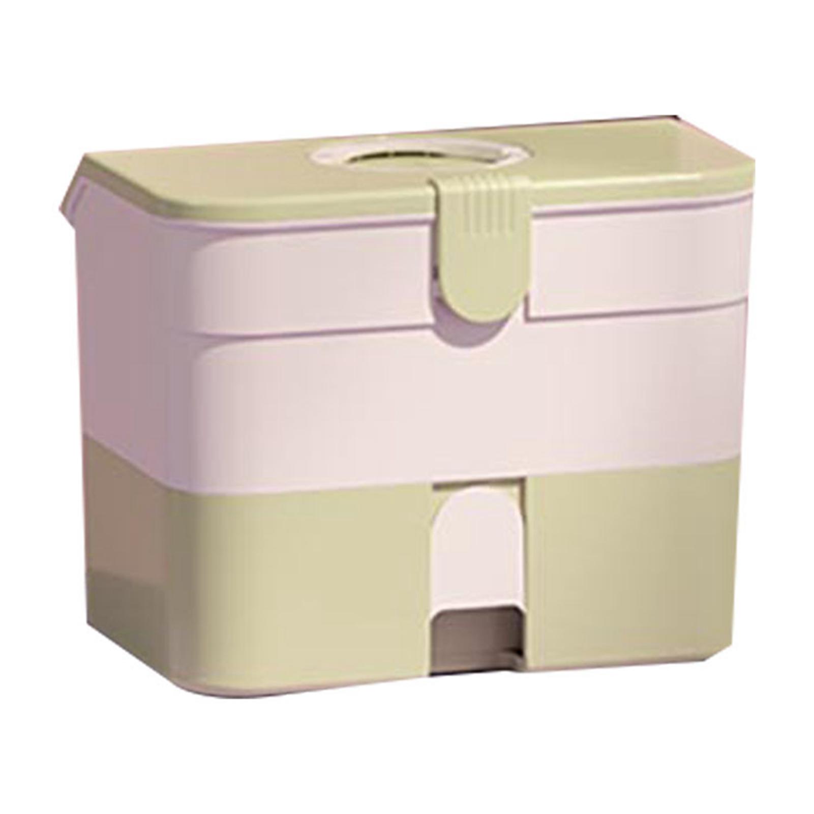 Cosmetic Storage Box 2 Layers Drawer Large Capacity Portable Makeup Storage Box with Handle for зелёный
Cosmetic Storage Box 2 Layers Drawer Large Capacity Portable Makeup Storage Box with Handle for зелёный