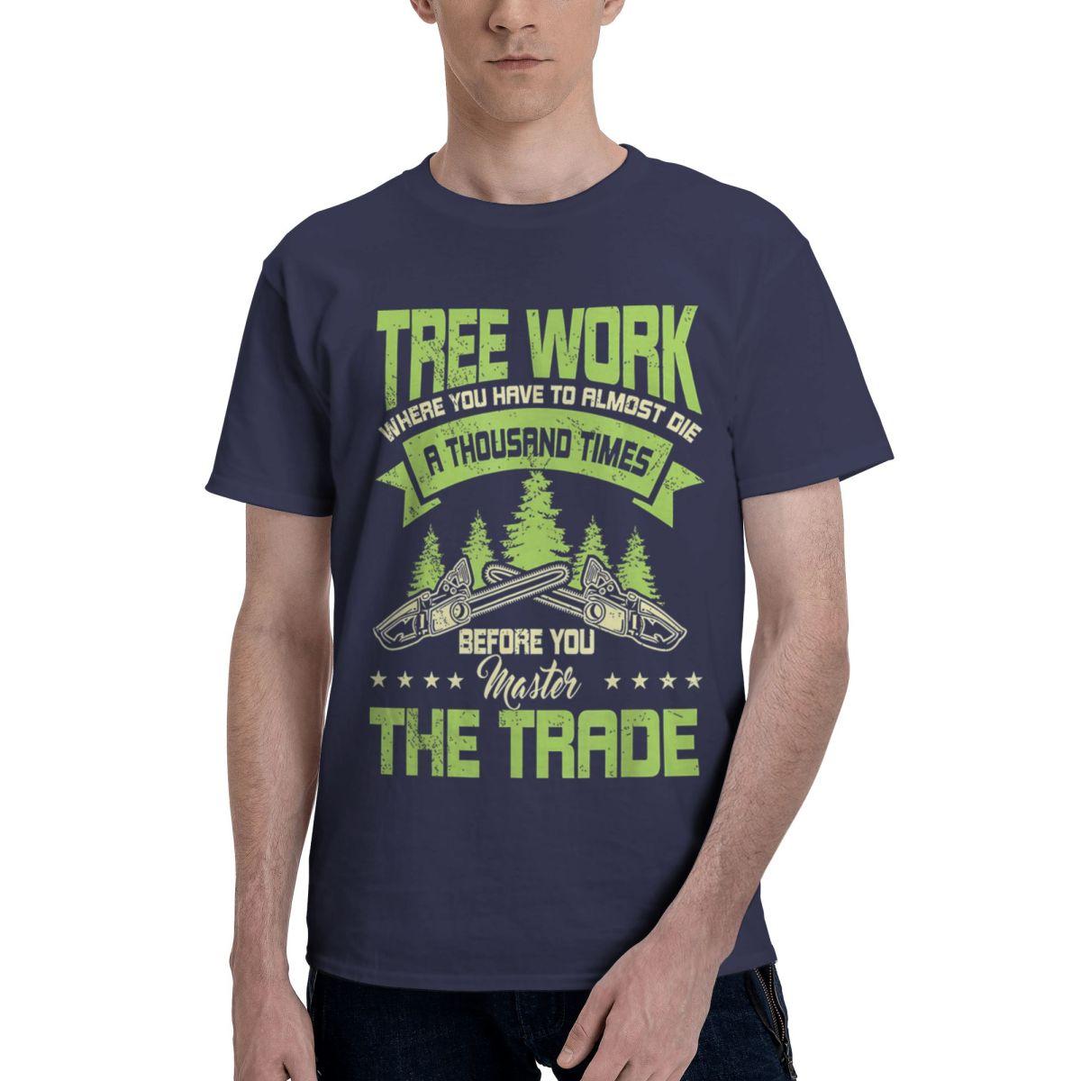Tree Work 100 Cotton Casual Breathable Confortable Vintage New Gifts And TShirts Mens Wear 4XL
Tree Work 100 Cotton Casual Breathable Confortable Vintage New Gifts And TShirts Mens Wear 4XL