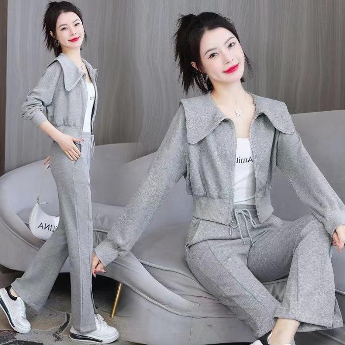 Women s Fashionable Two-Piece Set: Short Cardigan Hoodie & High-Waisted Wide-Leg Bell Bottoms S
Women s Fashionable Two-Piece Set: Short Cardigan Hoodie & High-Waisted Wide-Leg Bell Bottoms S