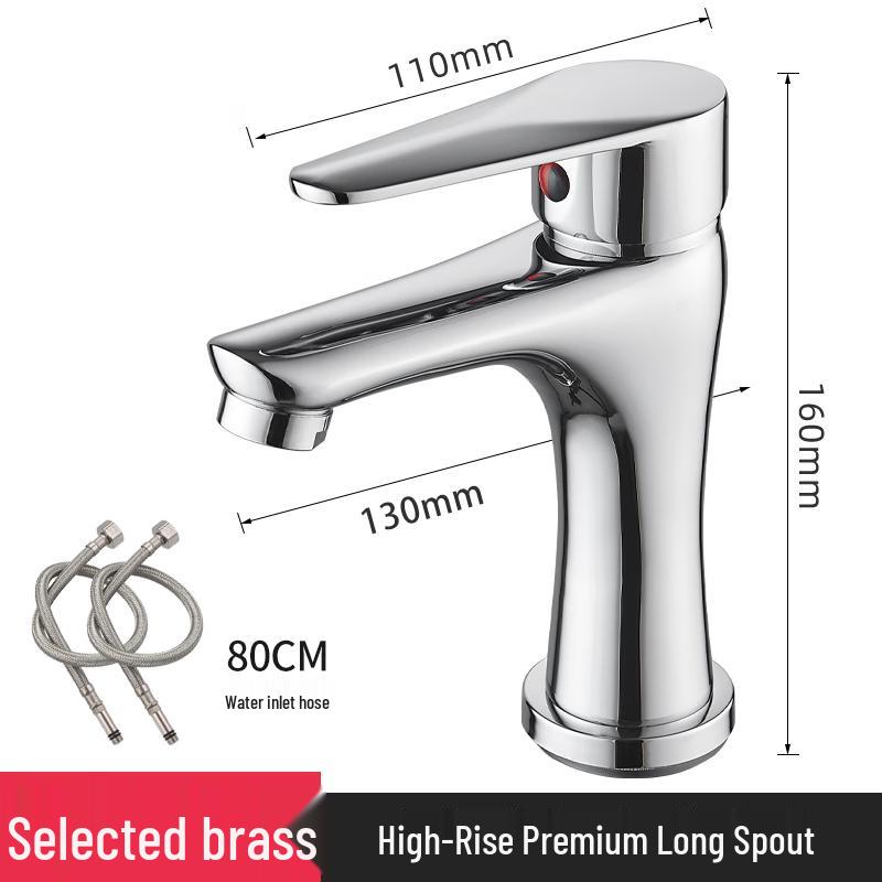 Gongzu Single Hole Hot & Cold Bathroom Faucet
Gongzu Single Hole Hot & Cold Bathroom Faucet