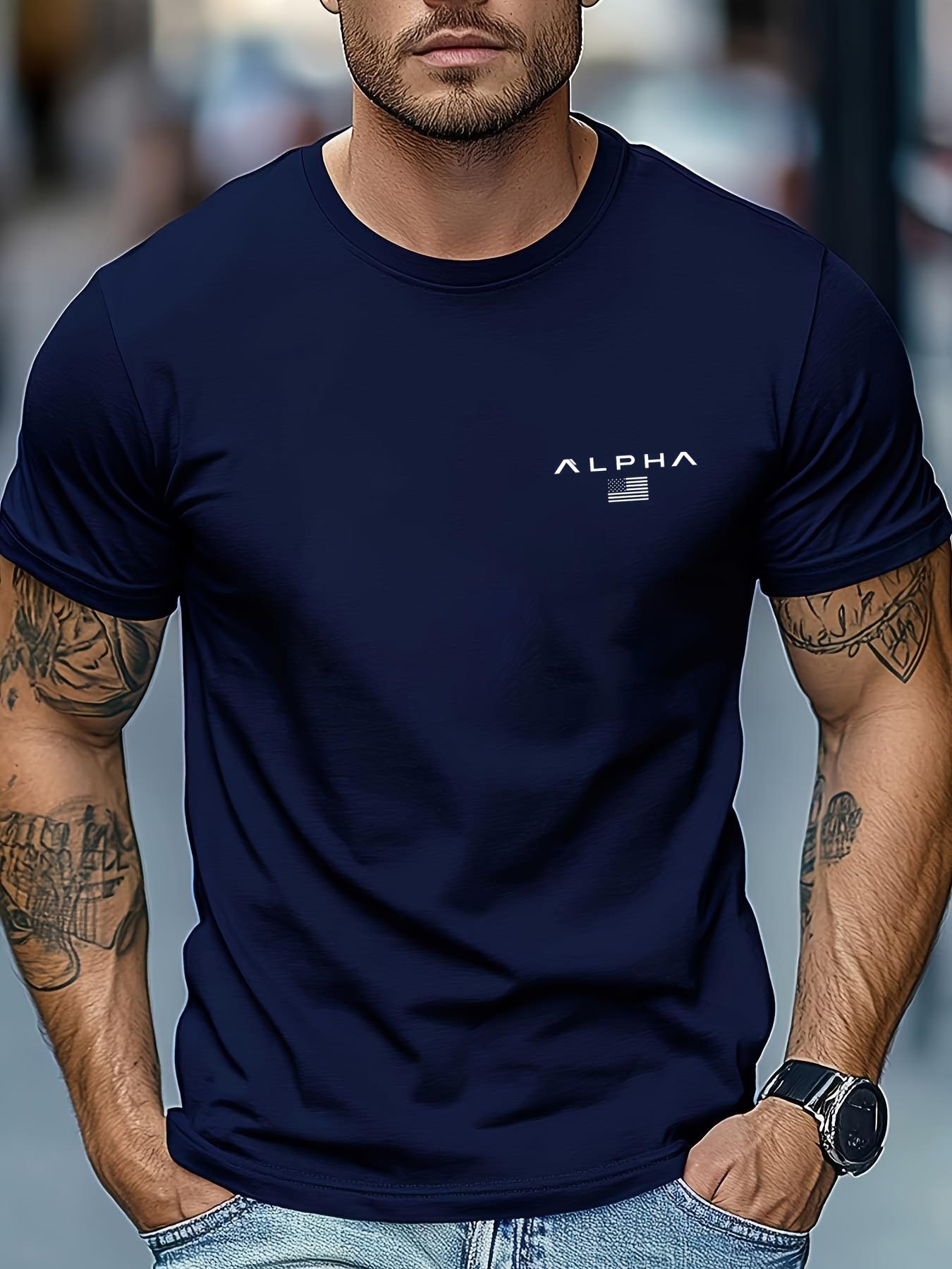 Men s Summer 100% Cotton Fashionable Casual Sports Loose Fashion ALPHA Pattern Printed Round Neck Short Sleeve T-shirt Top S разноцветный
Men s Summer 100% Cotton Fashionable Casual Sports Loose Fashion ALPHA Pattern Printed Round Neck Short Sleeve T-shirt Top S разноцветный
