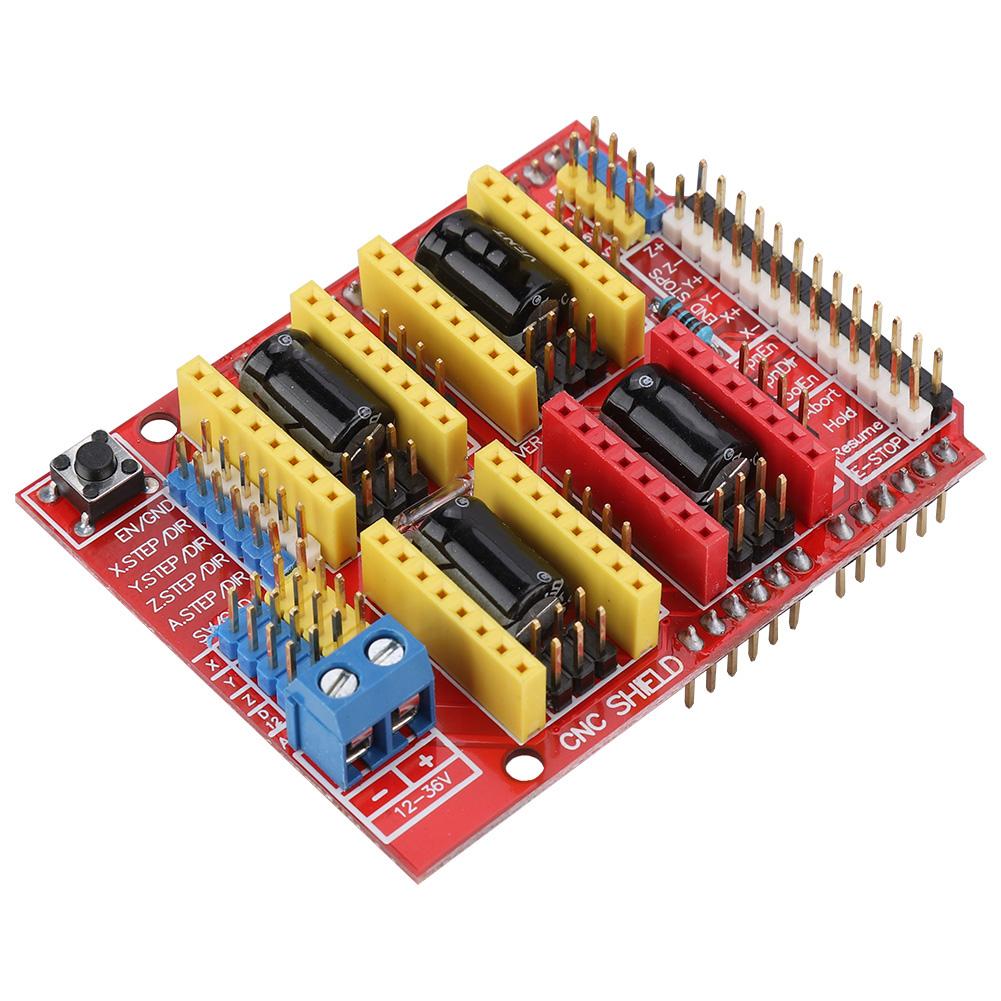 Witbot CNC Shield Expansion Board+drv8825 Stepper Motor Driver+Heat Sink for Arduino V3 Engrave
Witbot CNC Shield Expansion Board+drv8825 Stepper Motor Driver+Heat Sink for Arduino V3 Engrave