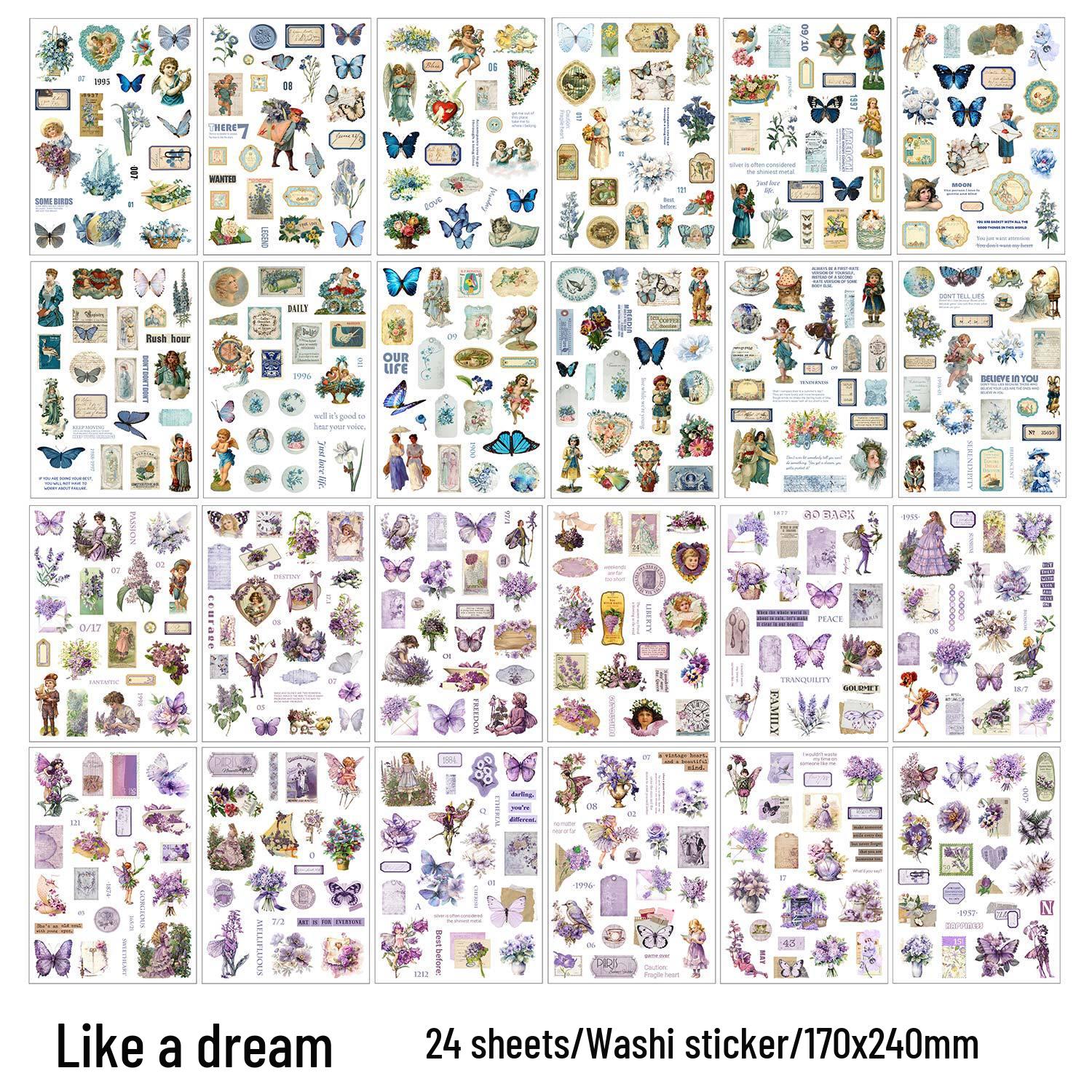 Zao Mo Washi Film Sticker Book: Xi Se Shao Guang Series - Light Retro Scenery Collage Material for DIY Journals
Zao Mo Washi Film Sticker Book: Xi Se Shao Guang Series - Light Retro Scenery Collage Material for DIY Journals