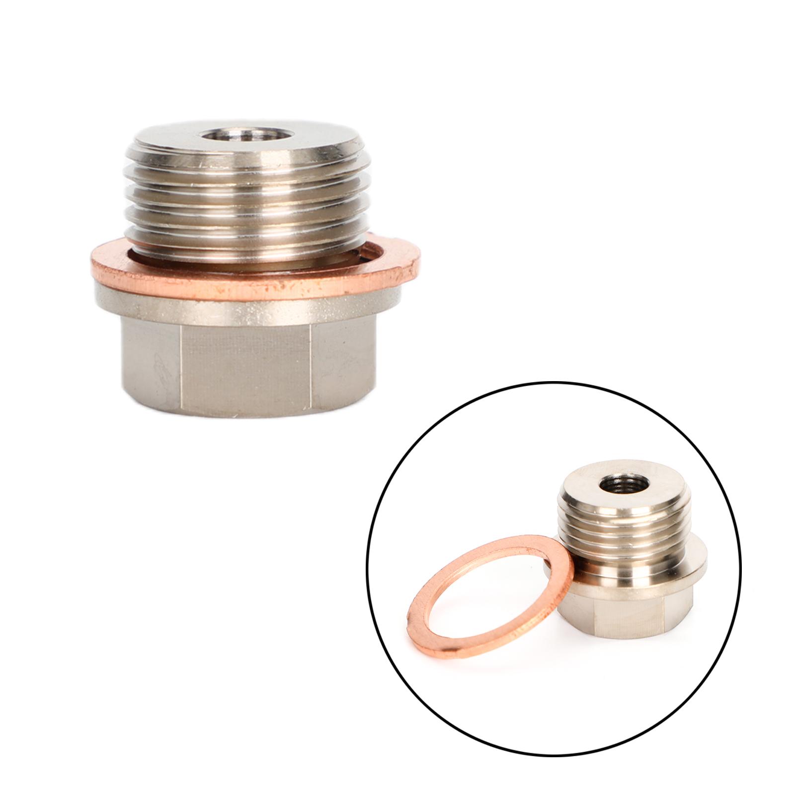 1/8 NPT to M18x1.5 Male Pressure Temperature Gauge Sender Adapter
1/8 NPT to M18x1.5 Male Pressure Temperature Gauge Sender Adapter