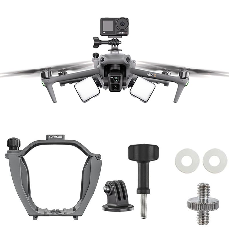 DJI AIR 3S Compatible Camera Mount Bracket Expansion Mount Holder for GoPro 13 12 11 10 9 8 Series X4 X3 X2 5 Pro 4 3 2 3/AIR 7/INSTA360 X/ACTION чорний
DJI AIR 3S Compatible Camera Mount Bracket Expansion Mount Holder for GoPro 13 12 11 10 9 8 Series X4 X3 X2 5 Pro 4 3 2 3/AIR 7/INSTA360 X/ACTION чорний