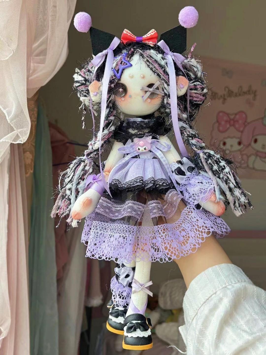 Kuromi Ghost Mom Button Doll A 30cm Handmade Creative Gift With Full Outfit
Kuromi Ghost Mom Button Doll A 30cm Handmade Creative Gift With Full Outfit