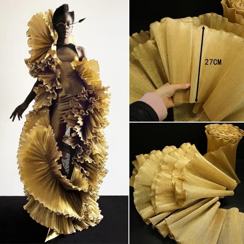 DIY Stiff Wave Fabric Metallic Design Fabric 2025 Beaded Lace Ruffles Performance Clothing зелений
DIY Stiff Wave Fabric Metallic Design Fabric 2025 Beaded Lace Ruffles Performance Clothing зелений