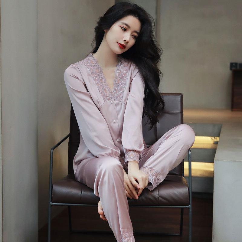 Women’s Ice Silk Satin Pajama Set Long Sleeve Top and Pants Spring Summer Autumn Sweet Plus Size Loungewear XL пурпуровий рожевий
Women’s Ice Silk Satin Pajama Set Long Sleeve Top and Pants Spring Summer Autumn Sweet Plus Size Loungewear XL пурпуровий рожевий
