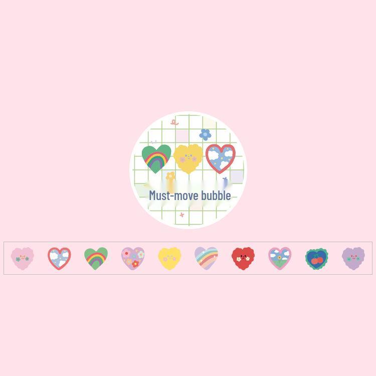 Wen Shu Washi Tape - Soft Chirp Series: Hand-drawn Cartoon Base for Bullet Journals - 100 Decorative Stickers in 8 Styles
Wen Shu Washi Tape - Soft Chirp Series: Hand-drawn Cartoon Base for Bullet Journals - 100 Decorative Stickers in 8 Styles