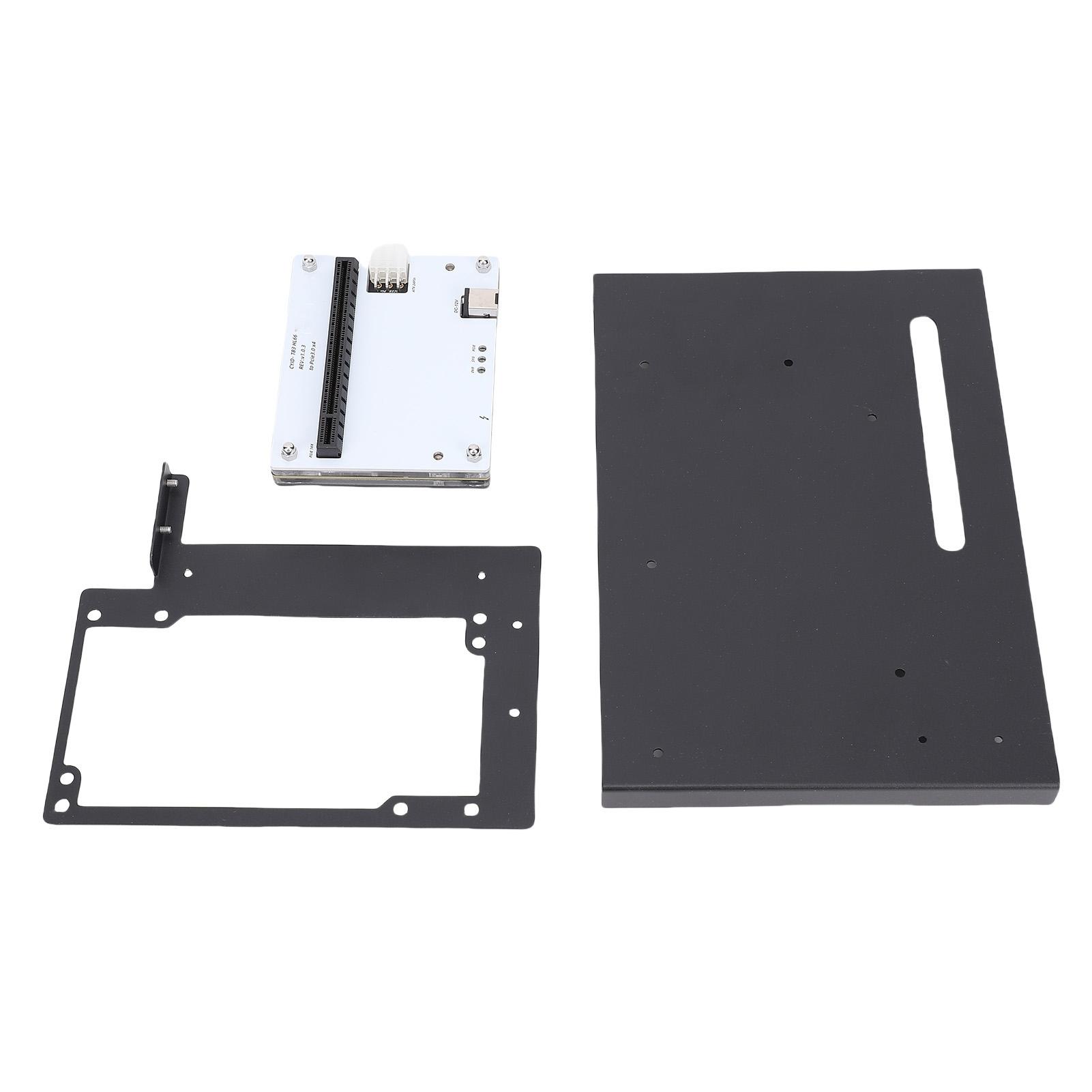 Зовнішня док-станція для GPU, сумісна з Thunderbolt 3 4 USB4.0, док-станція для відеокарти PCIe 16X з кабелем даних 1 м, кронштейн ATX
Зовнішня док-станція для GPU, сумісна з Thunderbolt 3 4 USB4.0, док-станція для відеокарти PCIe 16X з кабелем даних 1 м, кронштейн ATX