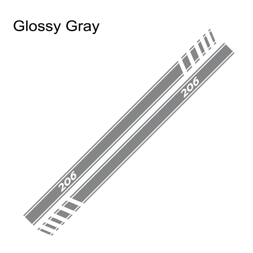 Car Side Line Stickers Tuning Accessories Vinyl Film Decals for Peugeot 206 DIY Auto Sports Decal Graphics Wrap Accessories Glossy Gray
Car Side Line Stickers Tuning Accessories Vinyl Film Decals for Peugeot 206 DIY Auto Sports Decal Graphics Wrap Accessories Glossy Gray