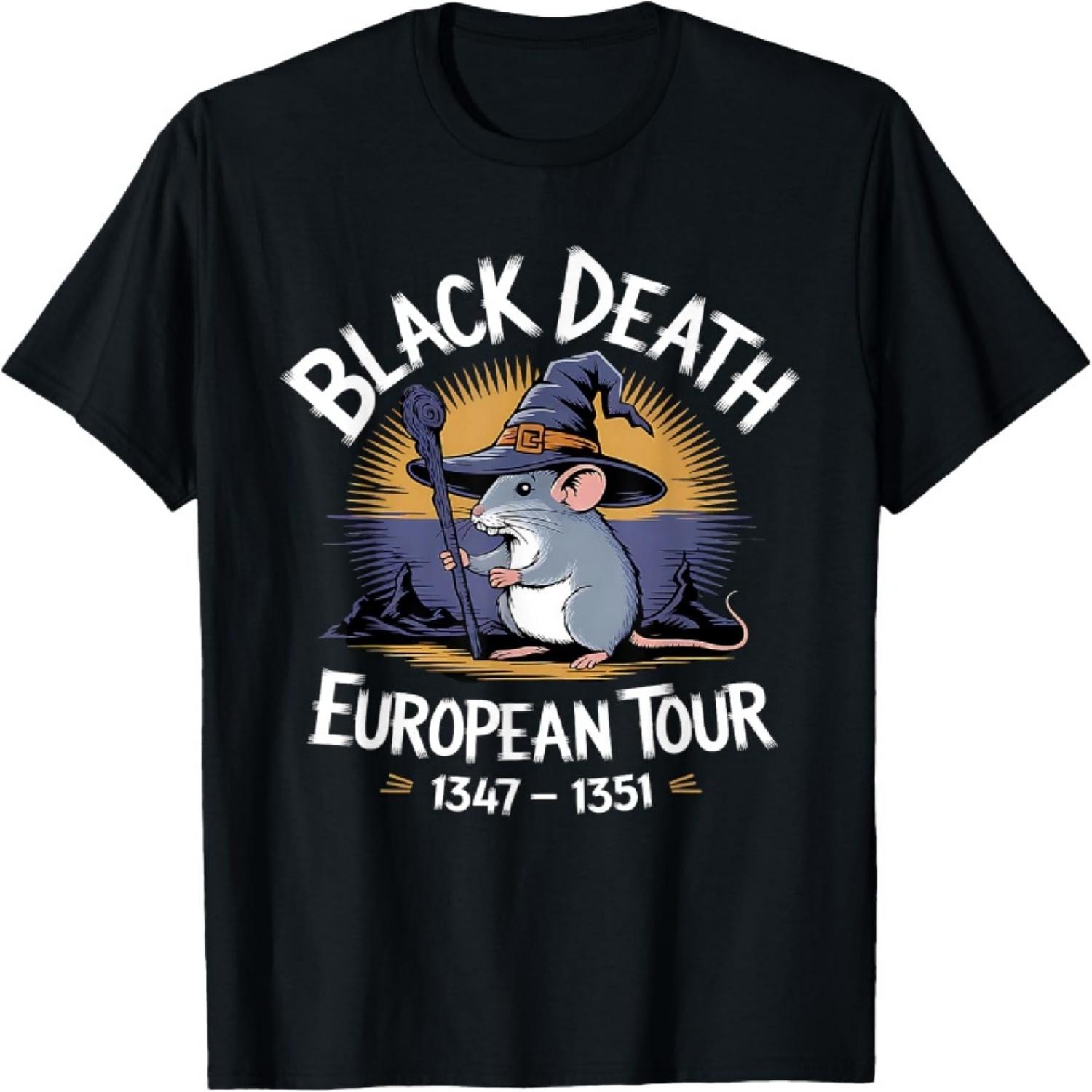 Черная Смерть Европейский Тур 1347-1351 Смешная Футболка с Мышью Крысой S
Черная Смерть Европейский Тур 1347-1351 Смешная Футболка с Мышью Крысой S
