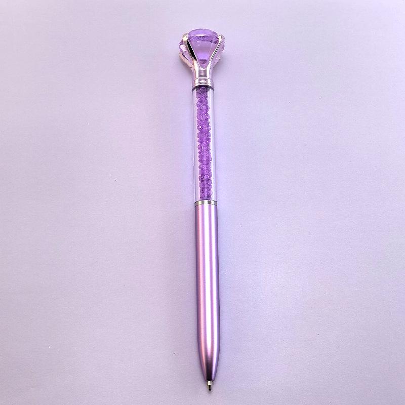 Glitter Crystal Gem Ballpoint Pen with Big Diamond and Flowing Sand Bullet 0.7 фіолетовий
Glitter Crystal Gem Ballpoint Pen with Big Diamond and Flowing Sand Bullet 0.7 фіолетовий