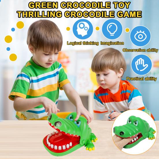 Игрушка-крокодил с укусом пальца, забавная игрушка для снятия стресса для детей и взрослых, крокодиловые зубы, игра с кусанием пальцев, шутка, интерактивная игрушка, подарок для мальчиков и девочек
Игрушка-крокодил с укусом пальца, забавная игрушка для снятия стресса для детей и взрослых, крокодиловые зубы, игра с кусанием пальцев, шутка, интерактивная игрушка, подарок для мальчиков и девочек