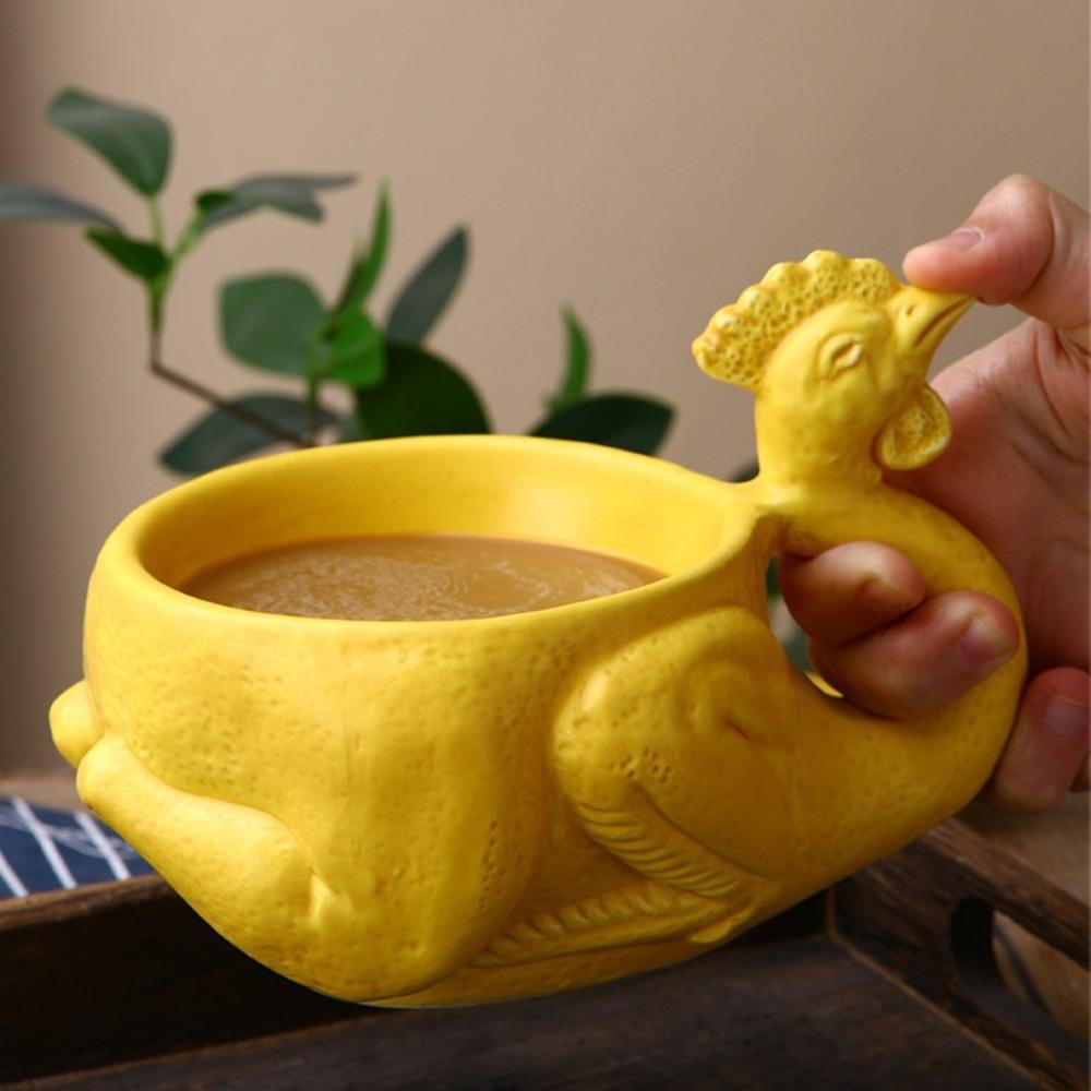 Ceramic Roast Duck Coffee Cup Simulation Goose Water Cup Unique Salt Baked Chicken Mug Office Brown Goose
Ceramic Roast Duck Coffee Cup Simulation Goose Water Cup Unique Salt Baked Chicken Mug Office Brown Goose
