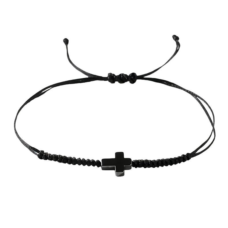 1Pcs Vintage Cross Bracelet For Men Women Black Minimalist Obsidian Bracelets Hand-Woven Jewelry Gifts
1Pcs Vintage Cross Bracelet For Men Women Black Minimalist Obsidian Bracelets Hand-Woven Jewelry Gifts