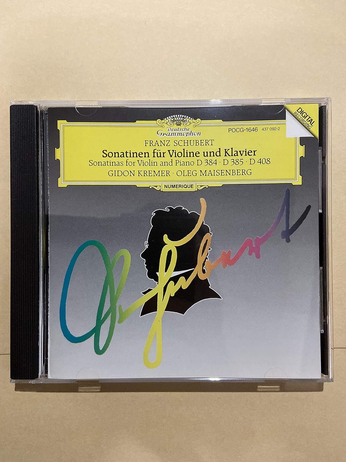 CD KREMER (GIDON) MEISENBERG (OLEK); - Sonatinas for violin and piano, Op. POCG1646 Japan ObiClassical Used
CD KREMER (GIDON) MEISENBERG (OLEK); - Sonatinas for violin and piano, Op. POCG1646 Japan ObiClassical Used