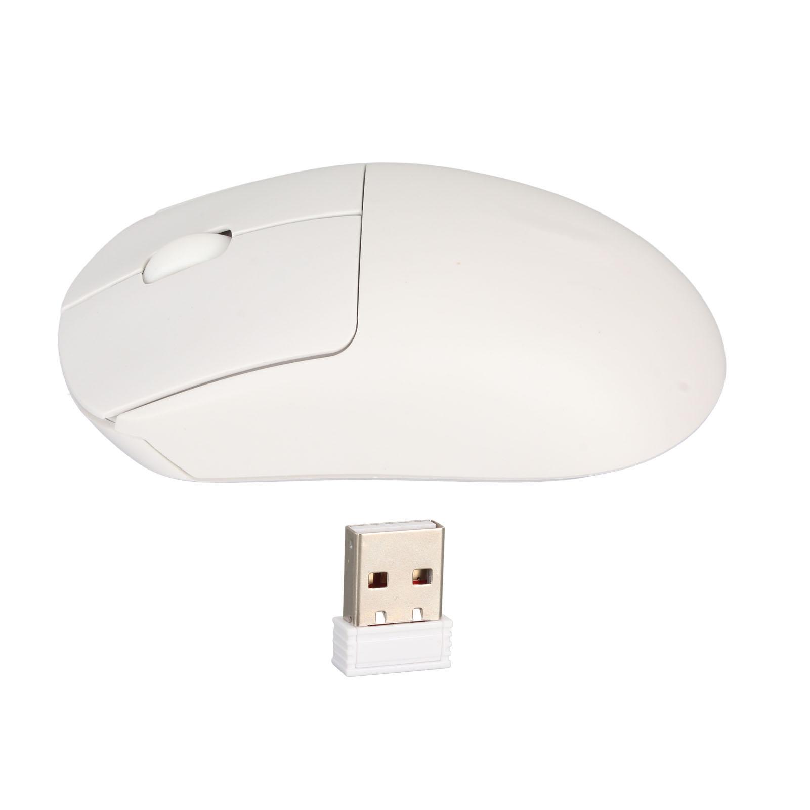 Wireless Gaming Mouse 1200DPI 2.4G Fit Palm Battery Powered Computer Mouse Wireless for Desktop PC білий
Wireless Gaming Mouse 1200DPI 2.4G Fit Palm Battery Powered Computer Mouse Wireless for Desktop PC білий