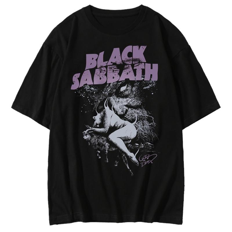 Black Sabbath Band Short Sleeve T-Shirt British Heavy Metal Rock BLACK SABBATH European and American Men s Cotton Short Sleeve S
Black Sabbath Band Short Sleeve T-Shirt British Heavy Metal Rock BLACK SABBATH European and American Men s Cotton Short Sleeve S