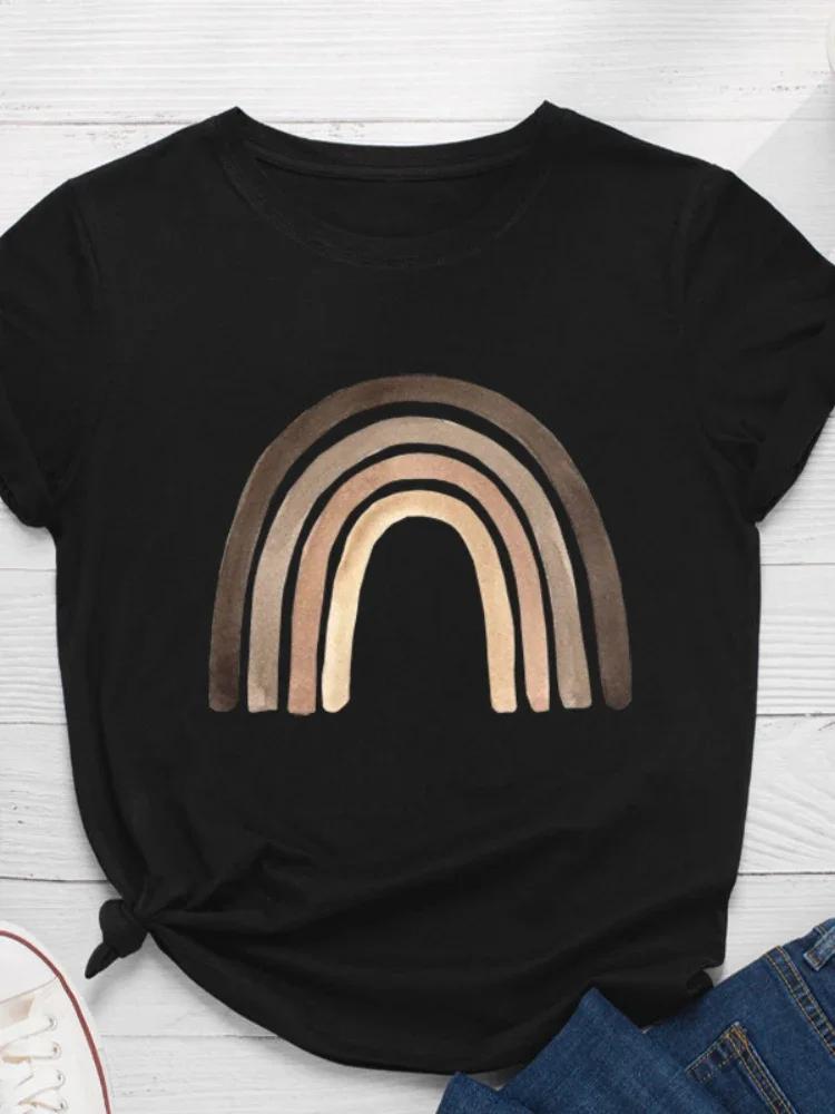 Rainbow Bridge Print Women T Shirt Short Sleeve O Neck Loose Women Tshirt Ladies Tee Shirt Tops Clothes Camisetas Mujer S розы красного
Rainbow Bridge Print Women T Shirt Short Sleeve O Neck Loose Women Tshirt Ladies Tee Shirt Tops Clothes Camisetas Mujer S розы красного