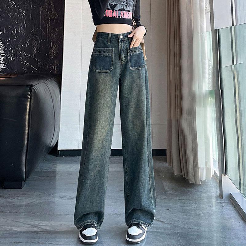 Джинсы широкого кроя с высокой талией цвета цемента и серого цвета для женщин с грушевидной фигурой XL
Джинсы широкого кроя с высокой талией цвета цемента и серого цвета для женщин с грушевидной фигурой XL