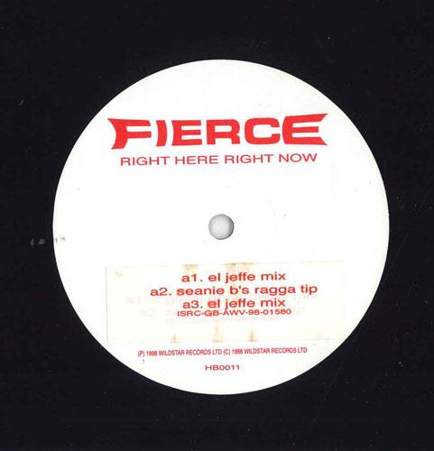 12inch Record FIERCE Right Here Right Now HB0001 WILDSTAR 1998 UK Dance Electronica Used
12inch Record FIERCE Right Here Right Now HB0001 WILDSTAR 1998 UK Dance Electronica Used