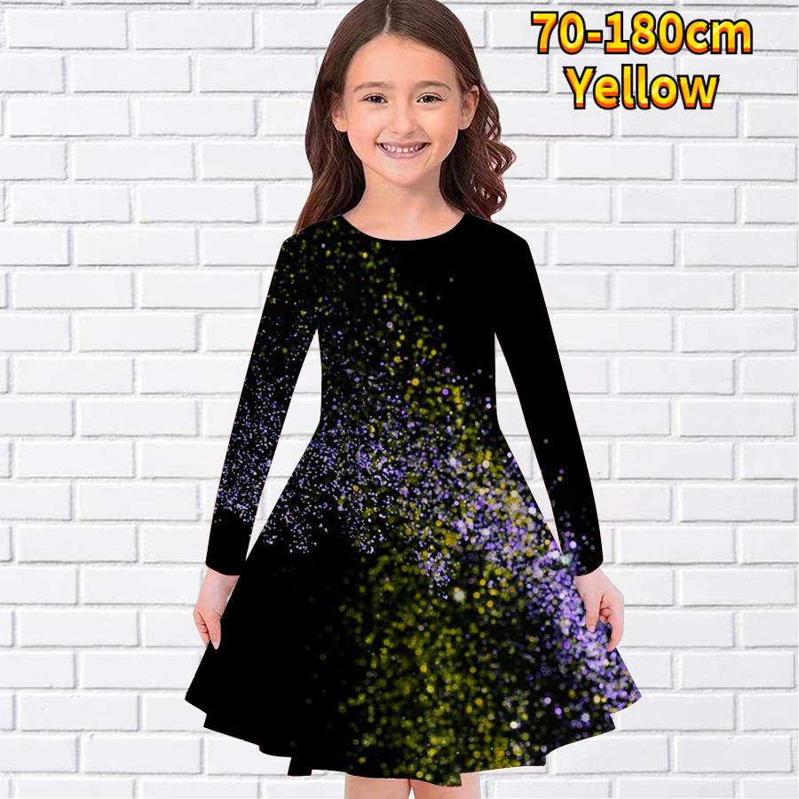 Girl Casual Minimalist Galaxy Print Round Neck Long Sleeve Dress Kid Princess Dress
Girl Casual Minimalist Galaxy Print Round Neck Long Sleeve Dress Kid Princess Dress